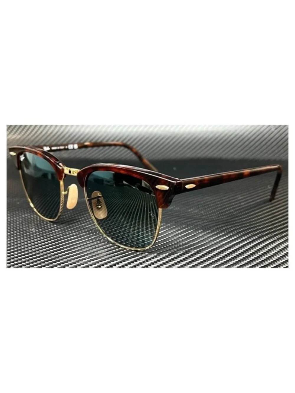 New Ray Ban Men Red Havana Sunglasses 49- 21- 145